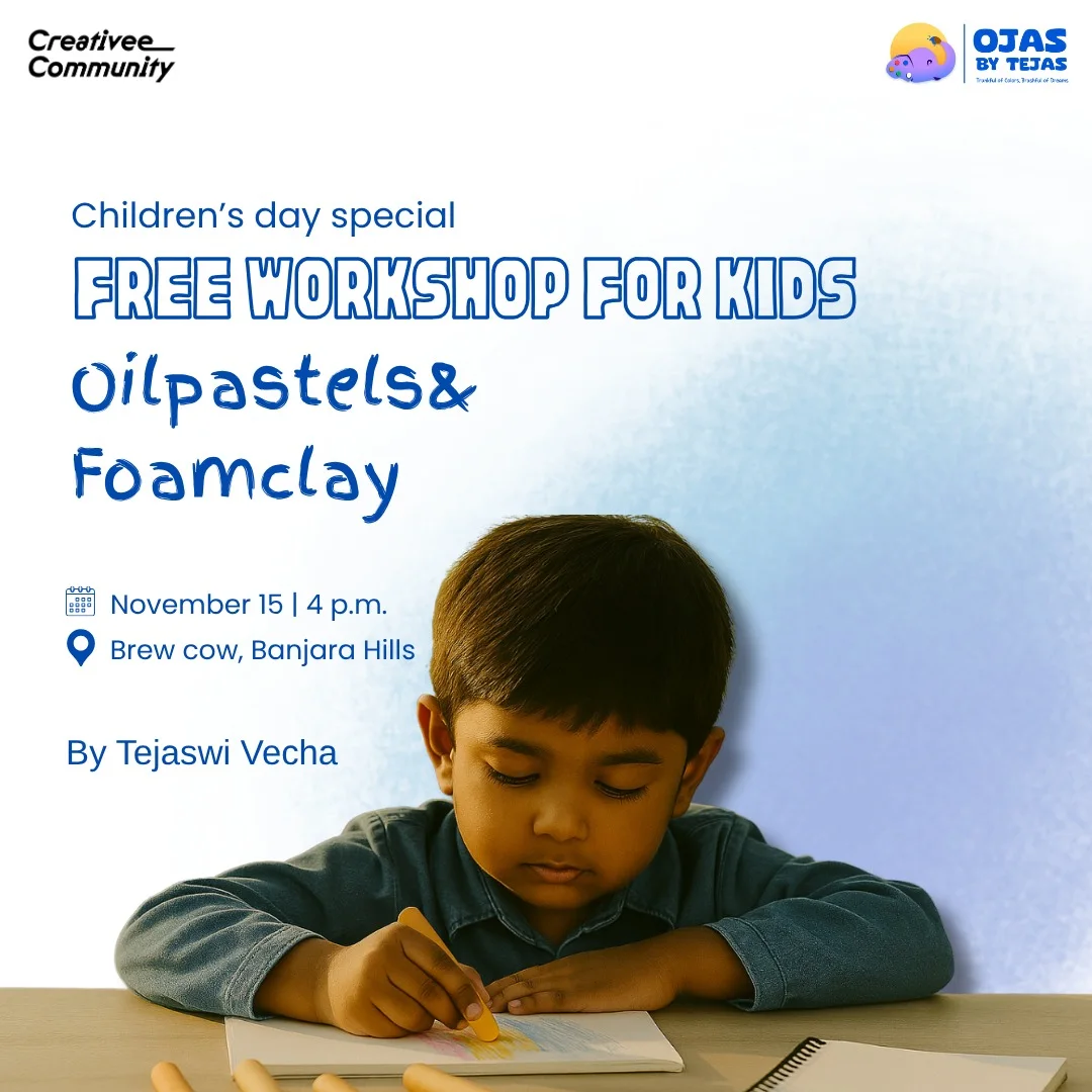Children’s Day Workshop, Brew Cow, Hyderabad